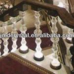 crystal glass stair railings for home decoration-JMD-LT-056