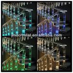 wholesales Crystal glass stair railings designs-JMD-LT