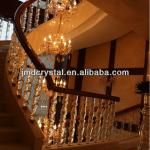 crystal glass outdoor hand railings for stairs-JMD-LT-085