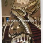 crystal glass outdoor hand railings for stairs-JMD-LT-055