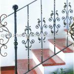 forged iron railings-