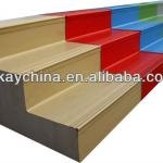 Anti-slip Vinyl Stair Tread for decorative indoor stair-Vinyl Stair Tread