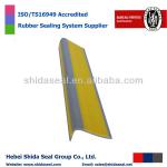 PVC seal, for concrete stair anti slip rubber edge-