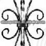 simple design outdoor wrought iron railings panels-WH-3027