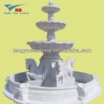 hand carved outdoor decoration stone fountain-FT010