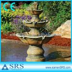 Rusty stone outdoor fountain-GD019