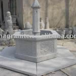 granite garden fountain-85029