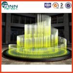 Special design spiral shape LED light outdoor fountain-FL016-2000