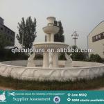 Large Column White Marble Stone Fountain-QF-Alice-SF084