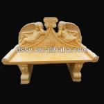 Thinking baby angel stone garden bench-TTS-T0009