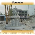 Stone horse fountain, stone wall waterfall fountains-Gofor-  fountain