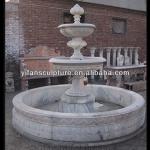 quyang classic white marble water fountain sculpture-YF-F003