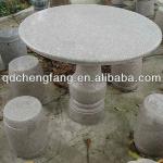 Outdoor Garden Stone Tables And Benchesstone round table top, garden stone tables and chairs-CF-GD-413