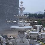 marble water spray lion head decorative water fountain for sale-F