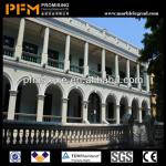 hand carved polished surface building decorative marble column-PFM P01