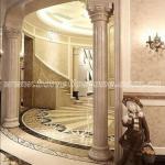 White Marble Pillars and Columns For Interior-White Marble Pillars and Columns For Interior