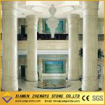 Outdoor Decorative White Stone Columns-ZY615