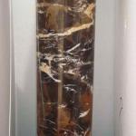 Marble Pedestal Micheal Angelo / Black and Gold 11-Stone Pedestal