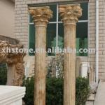 outdoor stone column-