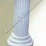 White Marble Roman Column-