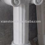 Square top indoor stone pillar-C656