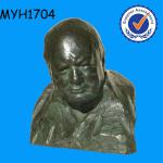 Resin Winston Churchill famous head Bust-MYH1704