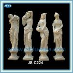 Carved Marble Statue, Marble Sculpture, Four Season Statue-JS-C224