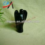 Black Onyx angel statue for wholesale-CH-ZHJ63