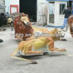 outdoor fiberglass garden animal sculptures-OY-FC037