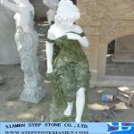 Hand Carved Marble Statue of Beautiful Girl-