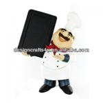 French Fat Chef with Chalk Board for Restaurant Menu-AA1049