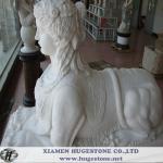 Stone status of the lion with a beauty&#39;s head-H-S014