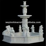 Children frolicking in the fountain decorative sculpture-SYT-SSC256