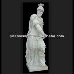 Antique Warrior Stone Statue Sculpture-YF-S0034