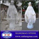 Natural white marble virgin mary statues for garden decoration-Stone -Sculpture217