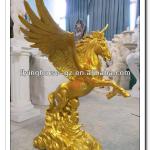 HS-016 Small Horse Statue with Wings, Decorative Horse Statues-HS-016