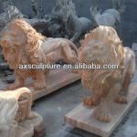 marble lion sculpture-AXYN2013080201
