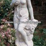 Naked Woman Stone Sculpture-WS089