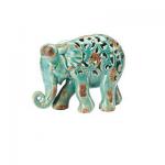 Handmade Ceramic Fingerhut Elephant Statue-cc00478