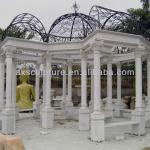White marble pavilion - spot supply,sculpture-020