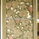 Decorative wall panel sculpture flower relief for wall decor interior.exterior wall stone-WALL02