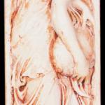 Sandstone relief - Western style Fairy relief wall sculpture-S2098