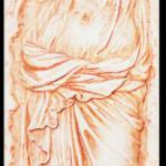 Sandstone relief - Western style Fairy relief wall sculpture-S2094