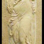 Sandstone relief - Western style Fairy relief wall sculpture-S2104