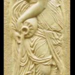 Fake Sandstone relief - Western style Fairy relief wall sculpture-S2102