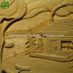Marble Carved Wall Relief Decoration-HT-L-FD008(wall relief)