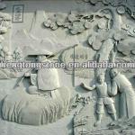 Hand Carved Natural Marble Relief-HT-J-FD007