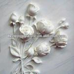 Natural Marble Wall Flower Relief-HT-J-FD009