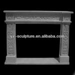 White Marble Fireplace Frame with Carving FPS-C360-FPS-C360