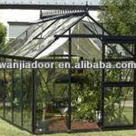 top grade aluminum glass solar greenhouse-wj-s-3